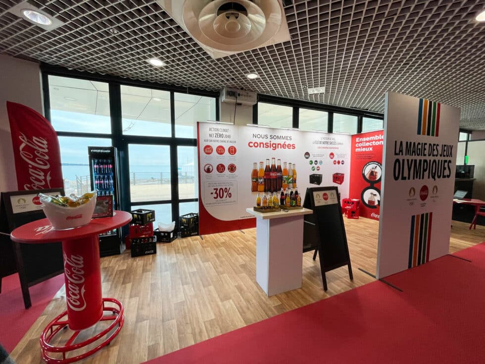 Stand H_Line sur mesure - réalisation Adéquat Expo