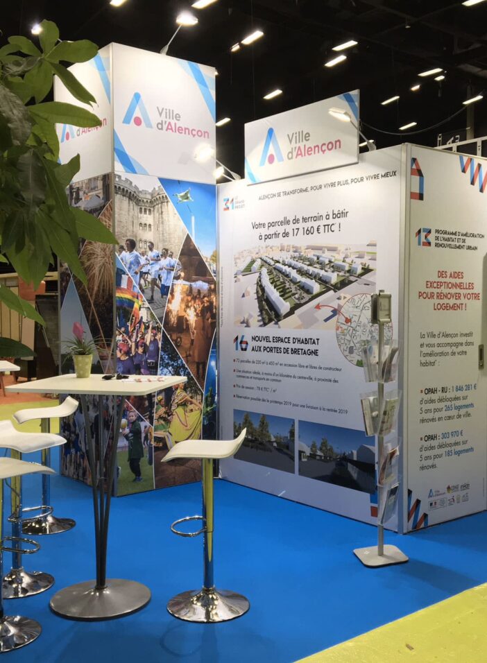 Stand H_Line premium - réalisation Adéquat Expo