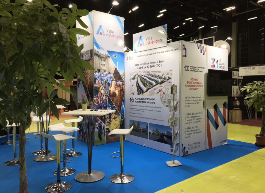 Stand H_Line premium - réalisation Adéquat Expo