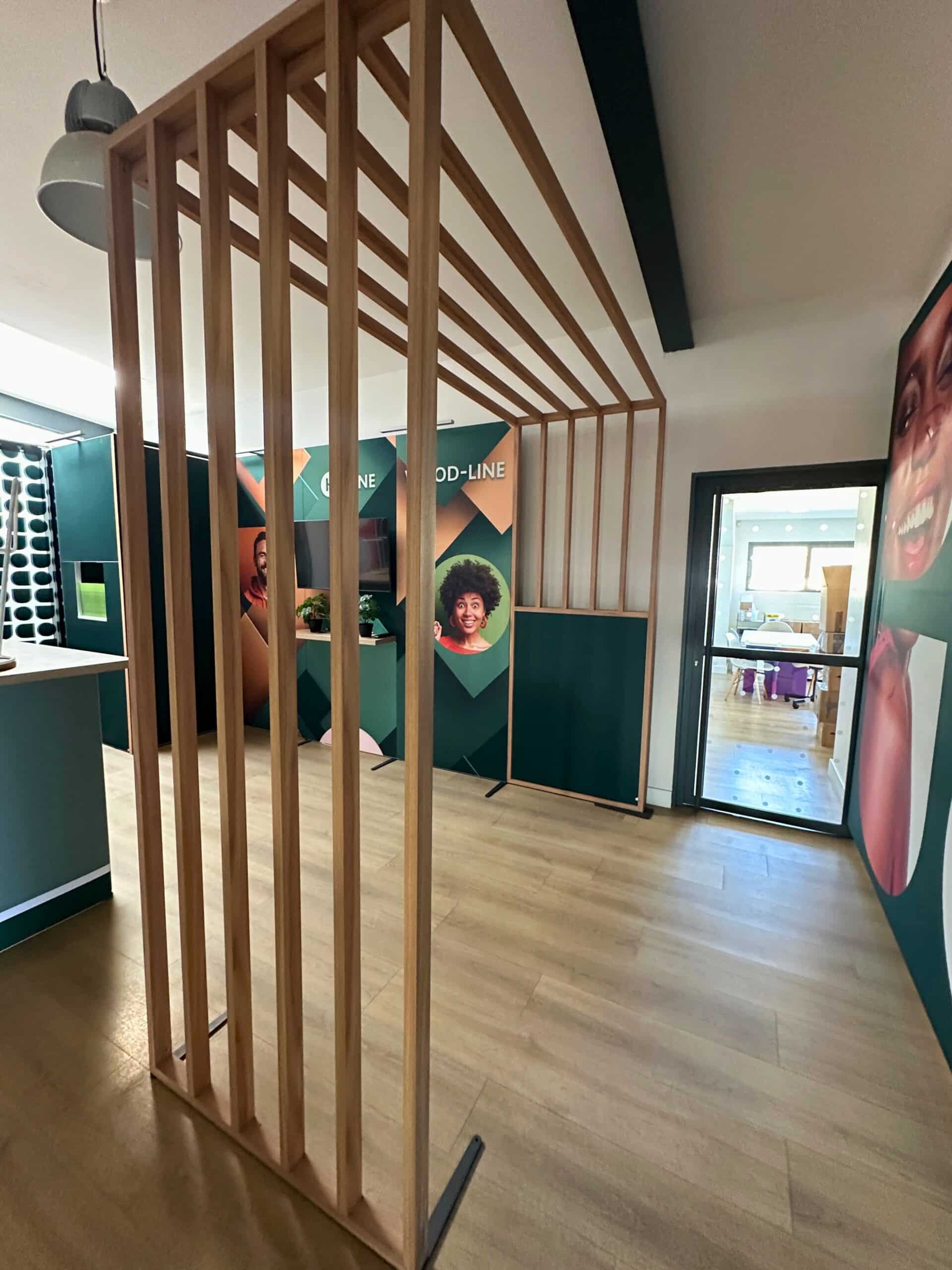 Stand modulaire en bois