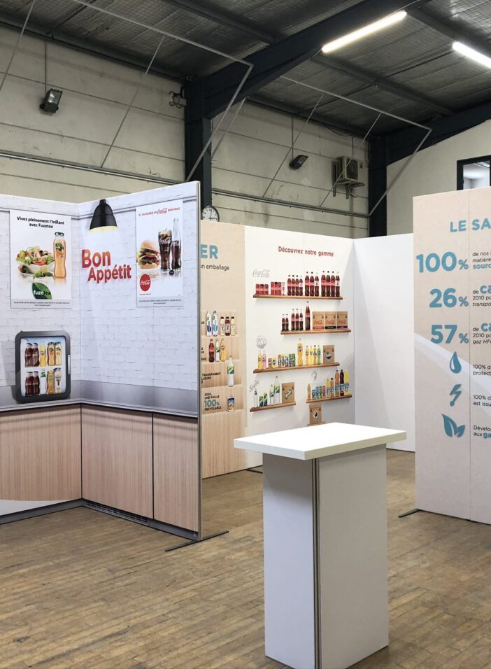 Stand modulaire Coca Cola