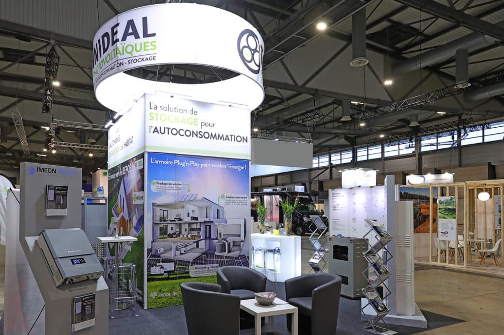 Stand salon Energaia avec Adequat expo